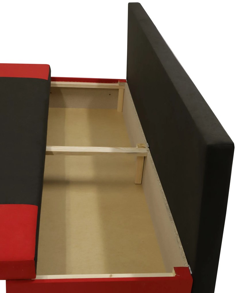 Kanapa sofa 3 os z funkcją spania SONI Granatowy/Czarny