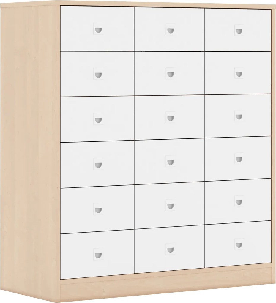 Szafka szkolna szuflady Blox BASE 110 index 3PP-3R-12SB-6SS