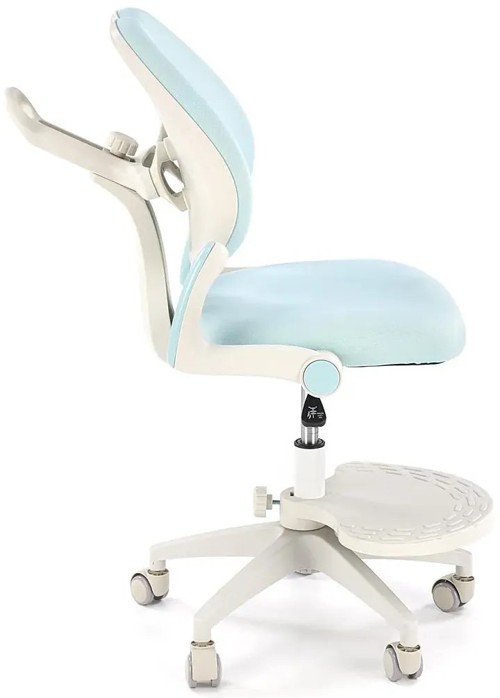 Dziecięcy niebieski obrotowy do biurka fotel C6-W85