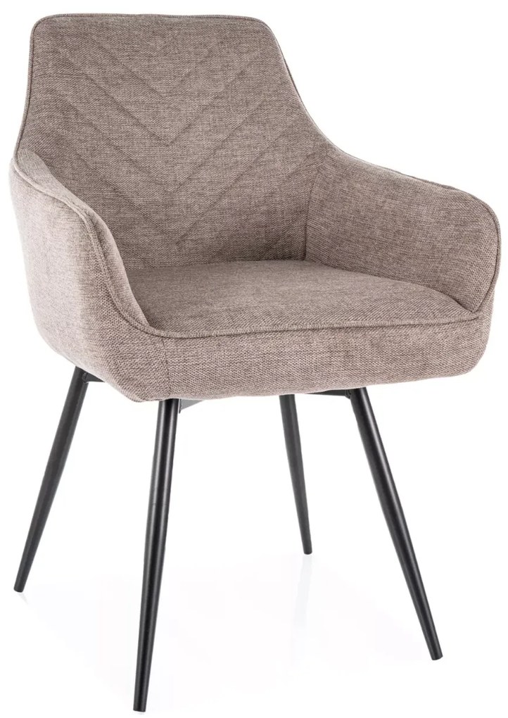 Krzesło jadalniane SERVIO BREGO ciemny beżowy