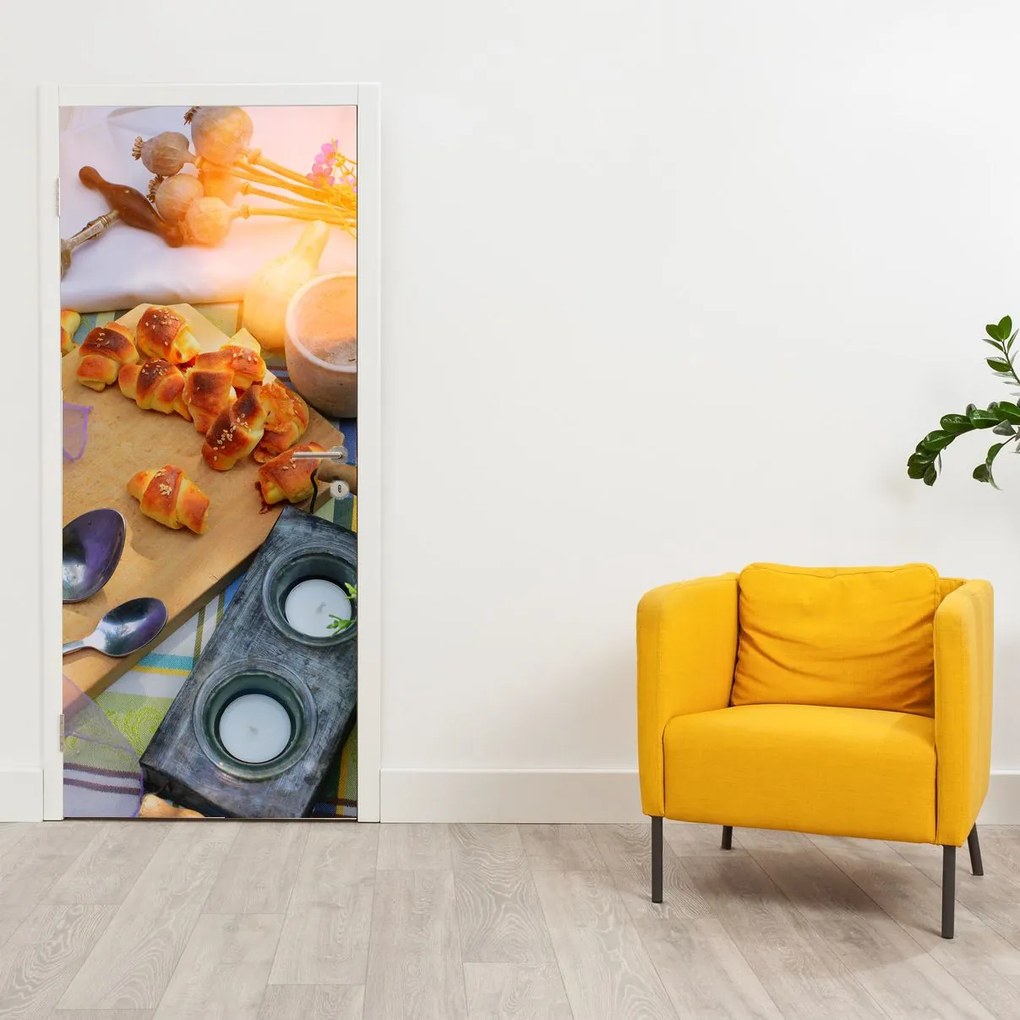 Fototapeta na drzwi - Letni piknik (95x205cm)