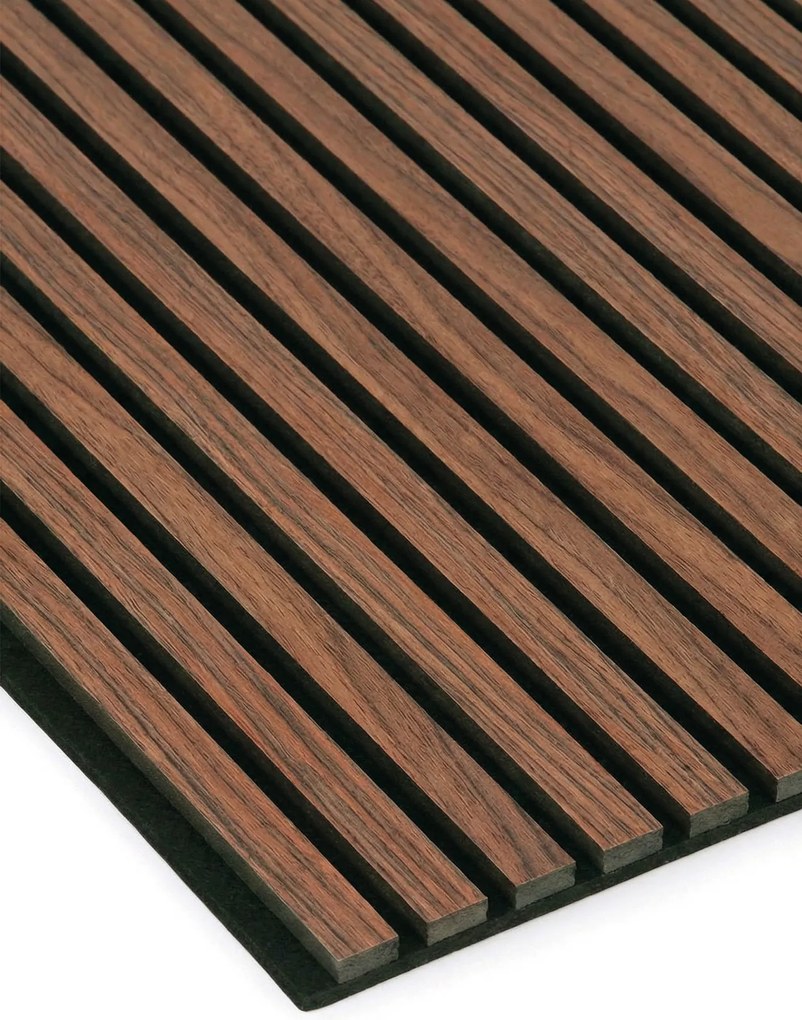 Drewniany panel akustyczny, 2400 x 600 mm, B2BP010, złoty teak