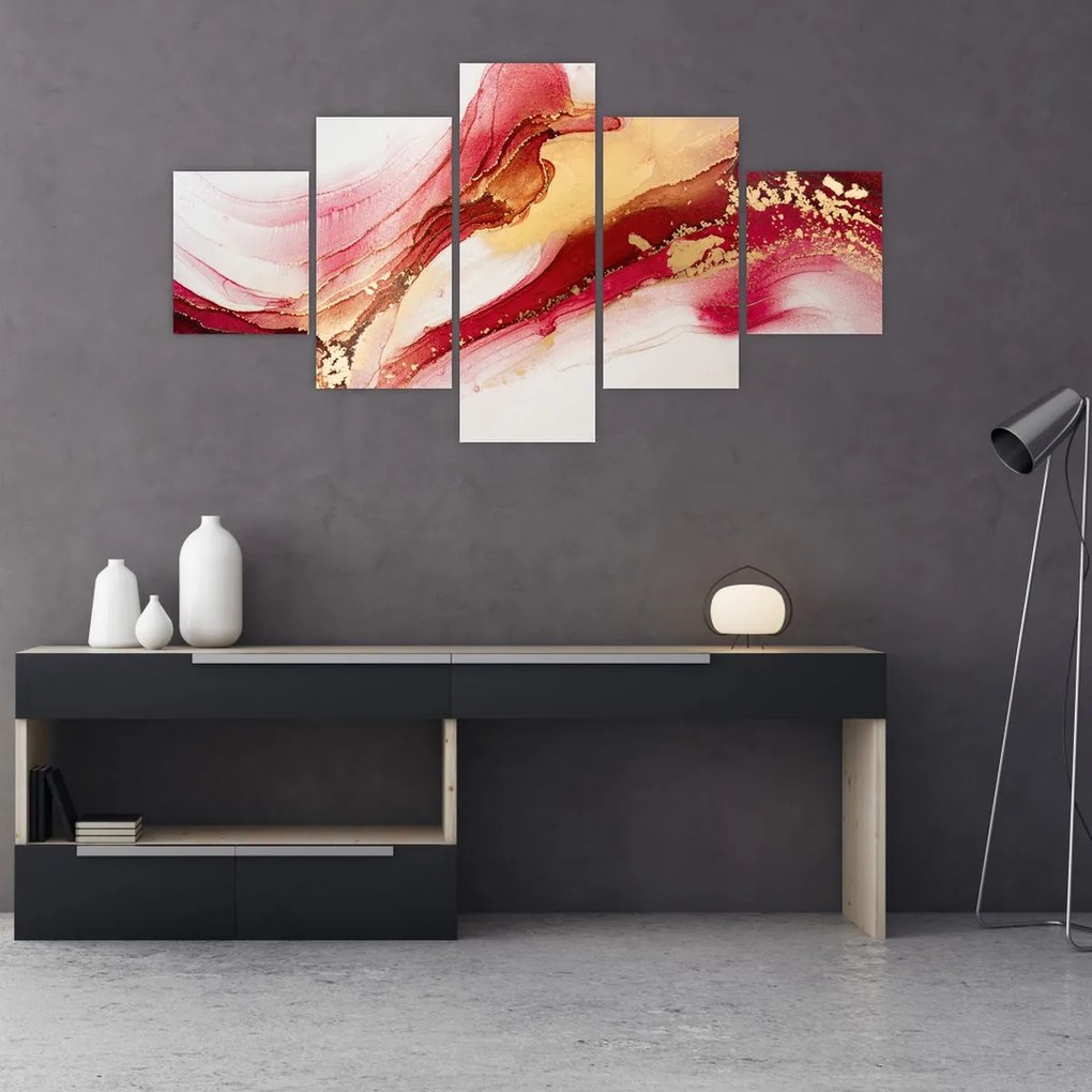 Obraz - Abstrakcja (125x70 cm)