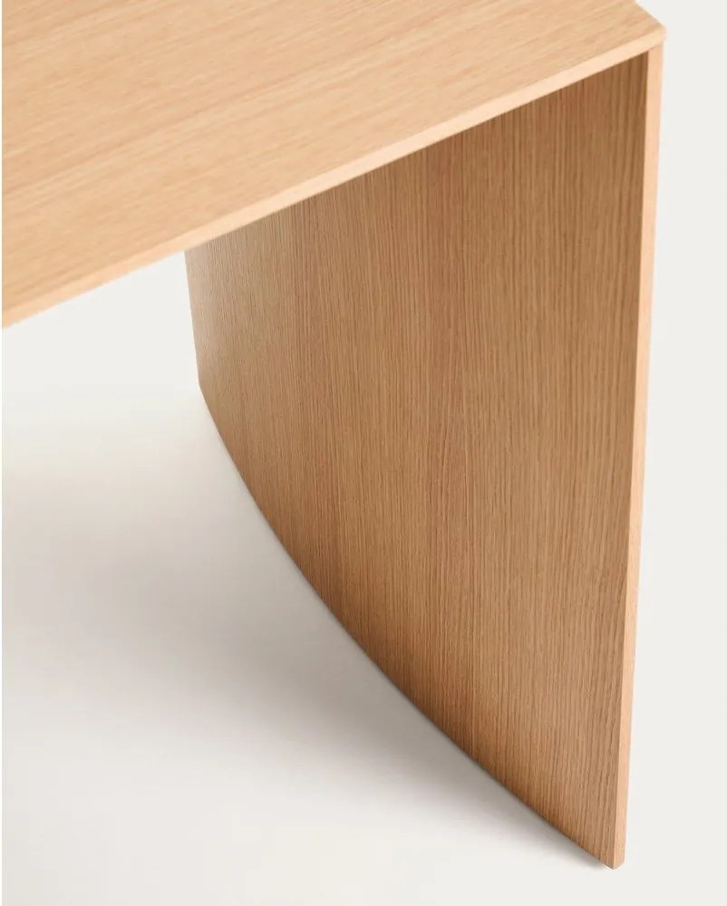 Biurko w dekorze dębu 60x140 cm Litto – Kave Home