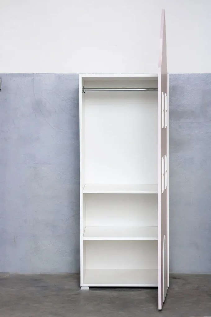 Różowa szafa domek G5-K04