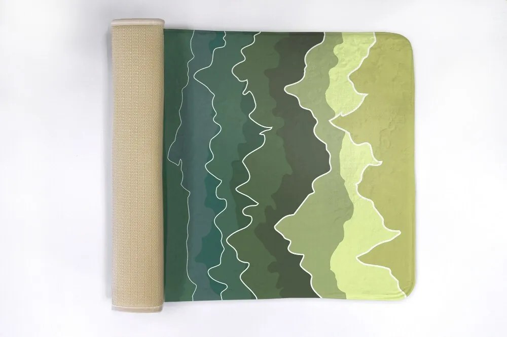 Dywanik antypoślizgowy do łazienki Dywanik antypoślizgowy do łazienki Góry Abstrakcja