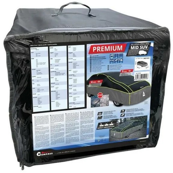 Compass Pokrowiec przeciw gradowi PREMIUM MID SUV 480 x 195 x 155 cm