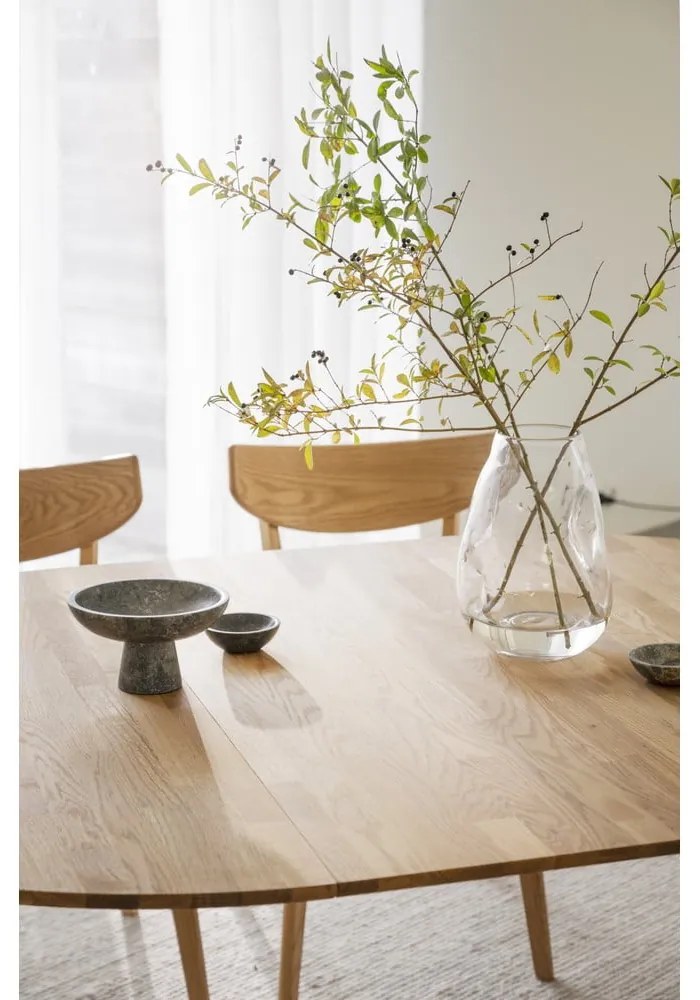Dodatkowy blat do stołu z litego drewna dębowego 120x45 cm Filippa – Rowico