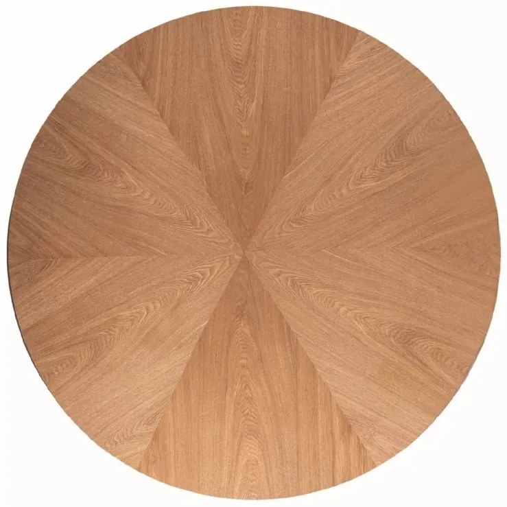 Okrągły stół jadalniany ANGEL 120x120 cm, dekor dąb