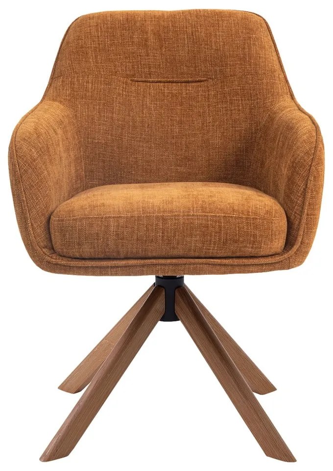 Pomarańczowe krzesła zestaw 2 szt. Avola – Unique Furniture