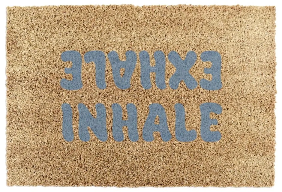 Wycieraczka z włókna kokosowego 40x60 cm Inhale Exhale – Artsy Doormats