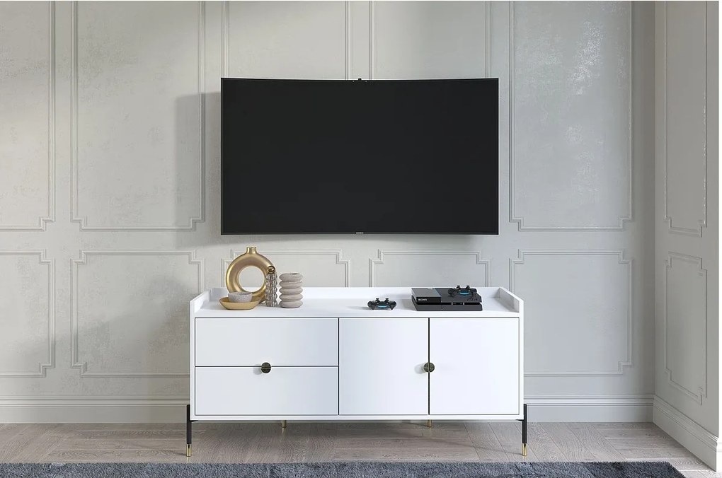 Biała komoda do salonu Dancan IGA