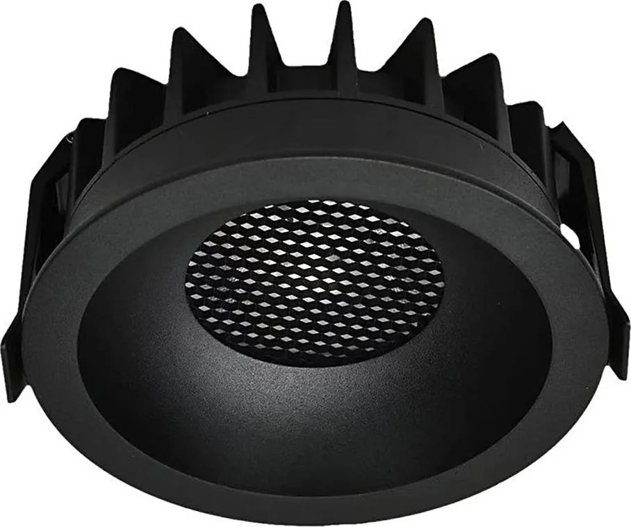 LED sufitowa lampa LED/24W/230V 3000/4000/6400K Ø13,5 cm czarna