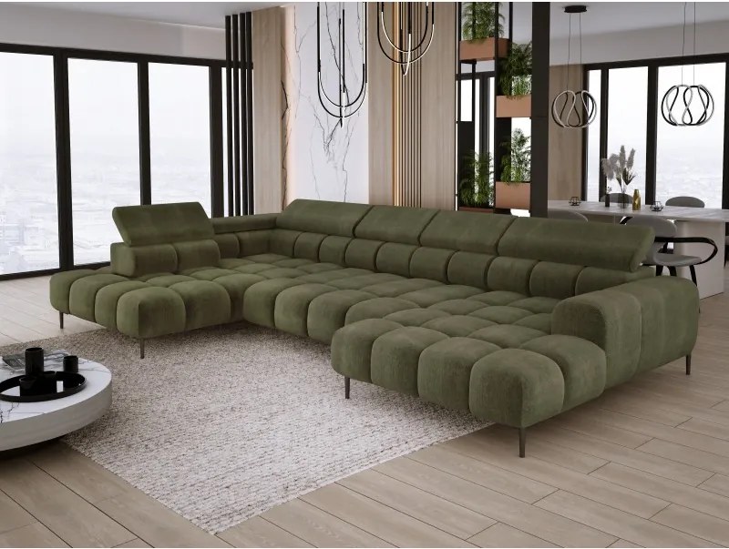 Narożnik PLAZA XL z elektryczną regulacją siedziska WERSAL