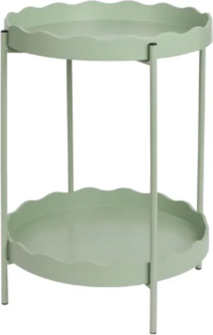 Stolik pomocniczy RAVELO Ø 40,5 cm, zielony