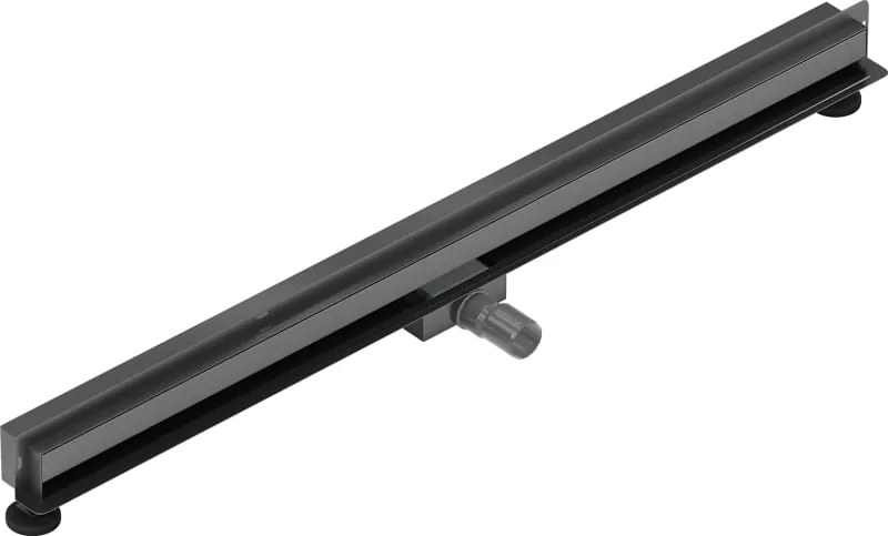 Mexen Flat Wall odpływ liniowy ścienny 2w1 120 cm, gun gray szczotkowany - 1E30120