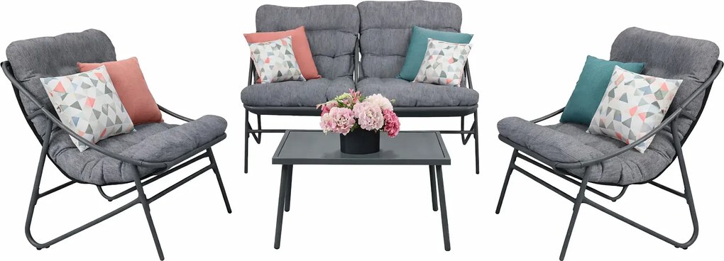 4-częściowy zestaw mebli wypoczynkowych na taras  H0-T20