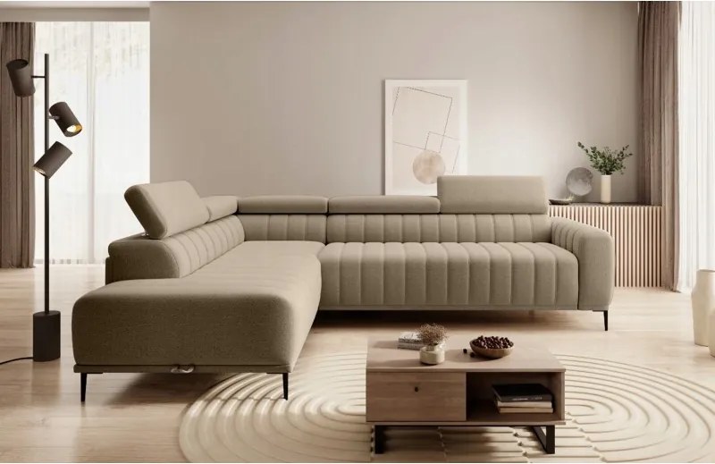 Narożnik GANDI 140 Lewostronny system włoski Salvador 03 Cappucino WERSAL