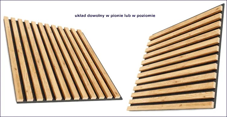 Panele akustyczne 6 szt. dąb naturalny S2-R98