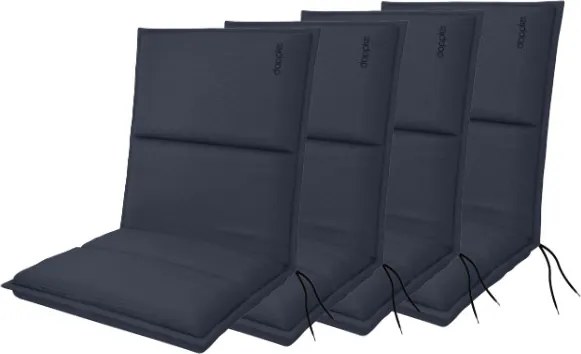 Doppler CITY 4412 niski - set 4 szt. set 4 szt. poduszek na krzesło z niskim oparciem