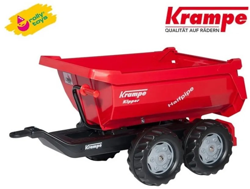 Rolly toys rollytrailer przyczepa wywrotka halfpipe krampe