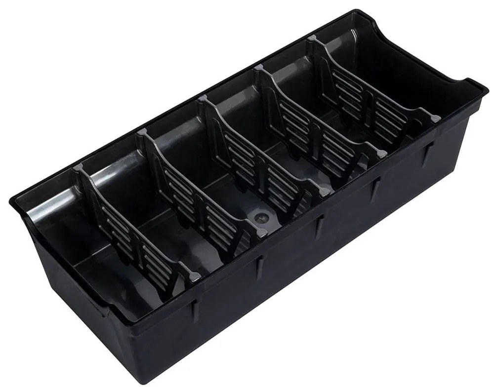 Organizer pojemnik kuchenny na torebki z przyprawami 30x13x8 cm (Czarny)
