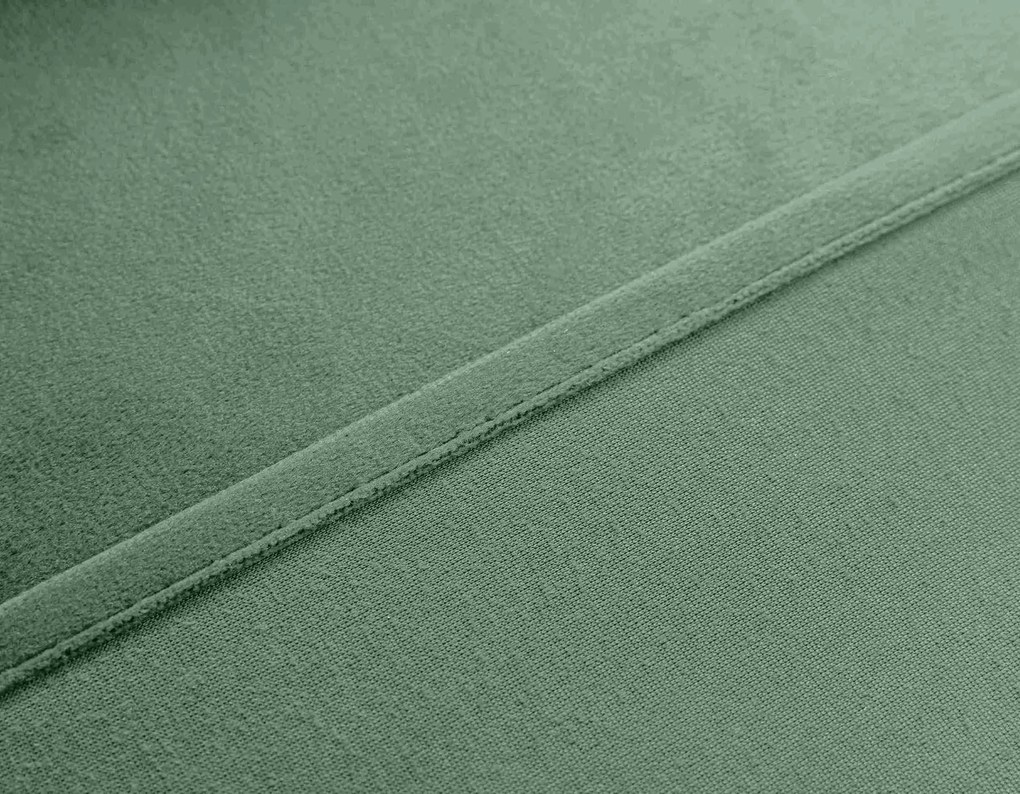 Miętowa zasłona zaciemniająca VELVET 140x250 cm Zawieszanie: Metalowe pierścienie