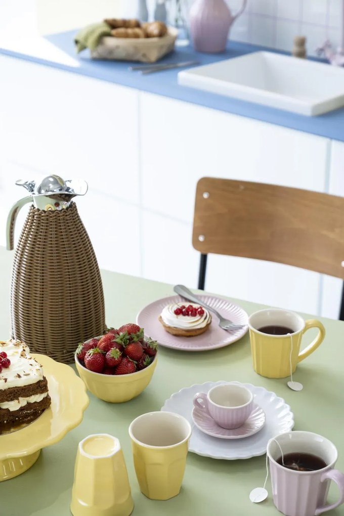 Żółta miska ceramiczna na musli MYNTE LEMONADE