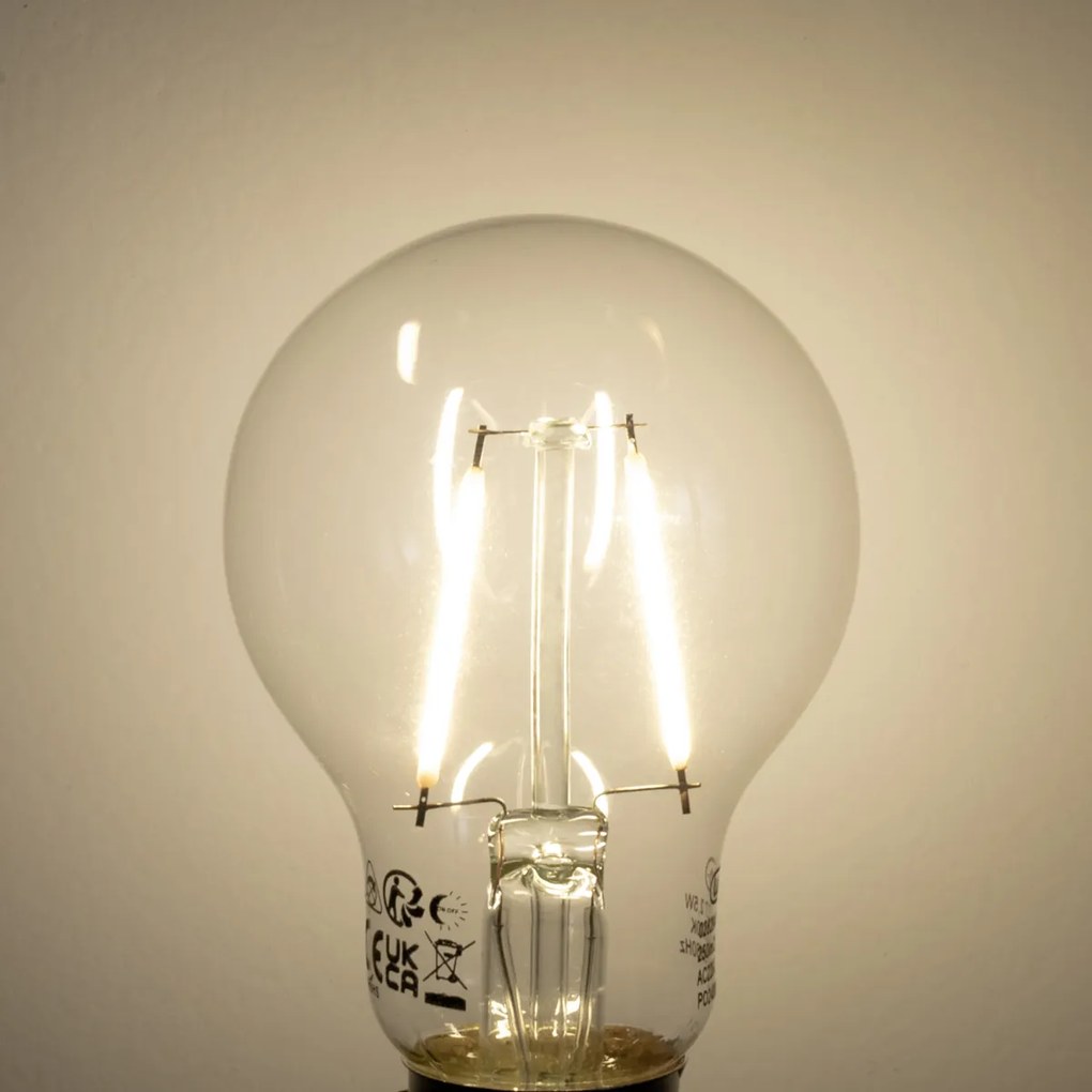 Zestaw 5 żarówek LED E27 A60 z czujnikiem zmierzchu 2,5W 250 lm 2700K