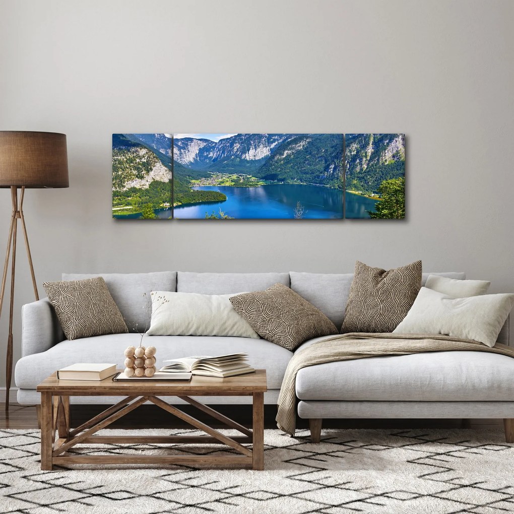 Obraz - Hallstätter See, Hallstatt, Austria (170x50 cm)