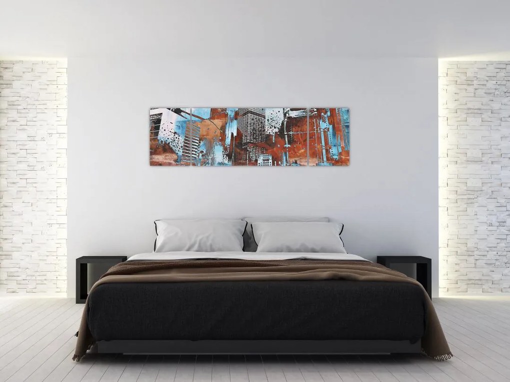 Obraz - Wieżowce (170x50 cm)