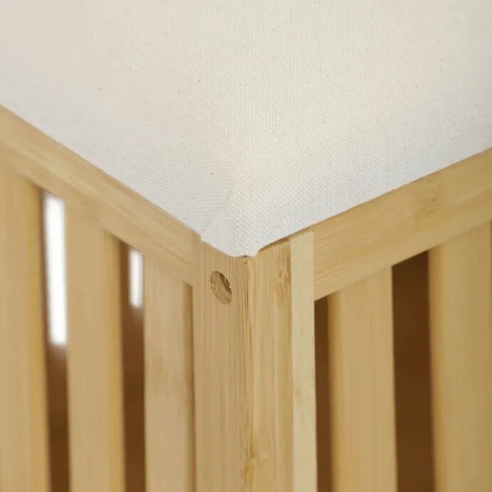 Taboret z miejscem do przechowywania B066 NAT, bambus