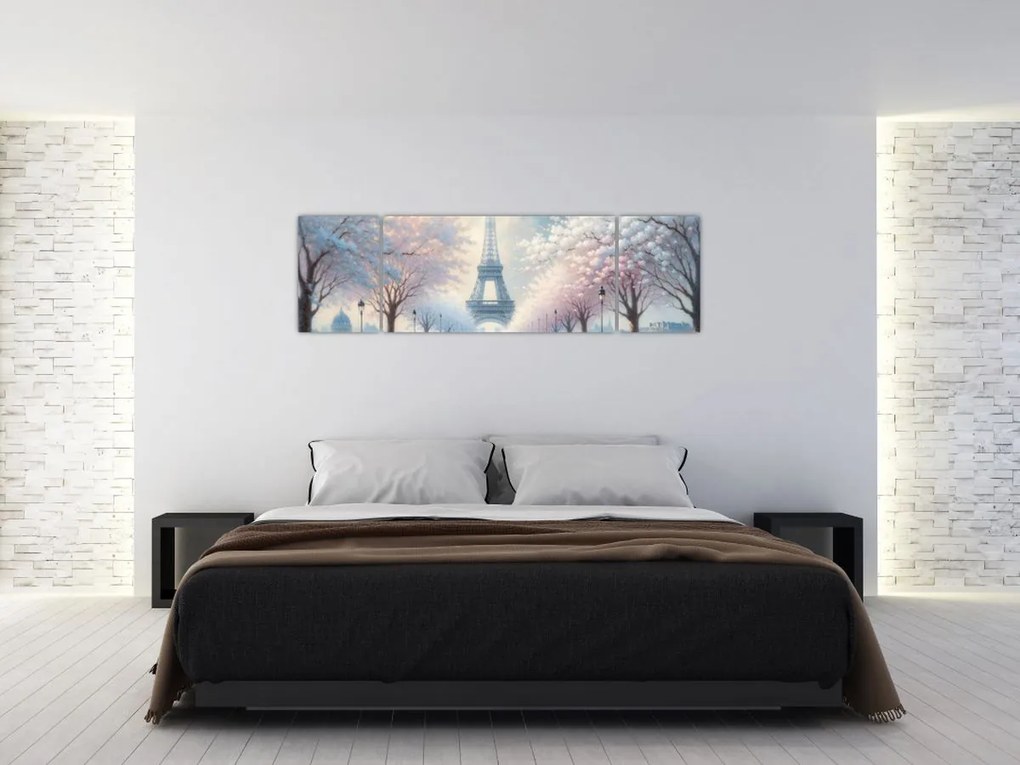 Obraz - Obraz z Paryża (170x50 cm)