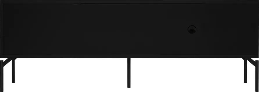 Czarna szafka pod TV 160x60x42 cm Met – noo.ma