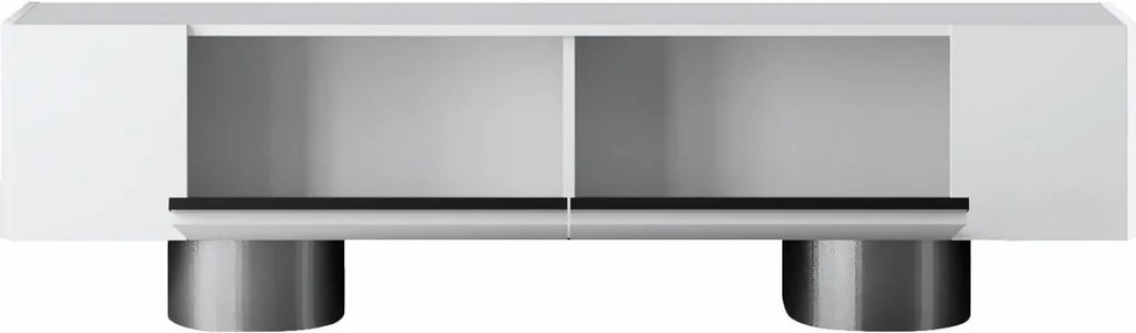 Stolik pod telewizor Bohem White and Silver
