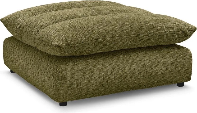 Zielony podnóżek z tkaniny szenilowej Neil – Bobochic Paris