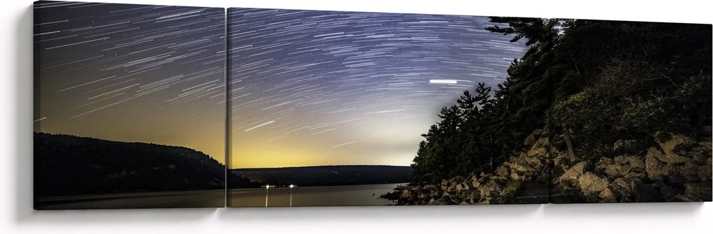Obraz - niebo podczas zachodu słońca (170x50 cm)
