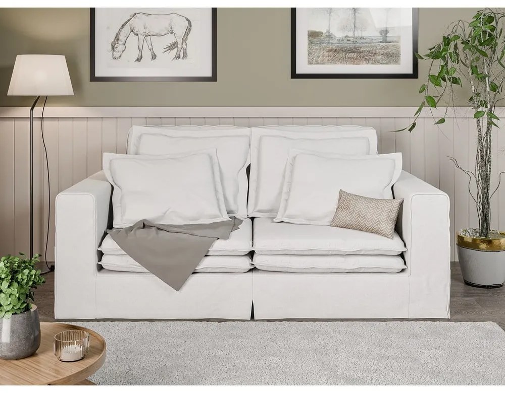 Biała sofa 196 cm Nora – Ropez