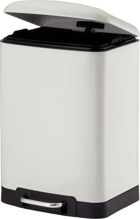 Kela Kosz na śmieci z pedałem DAVINO 12 L, biały