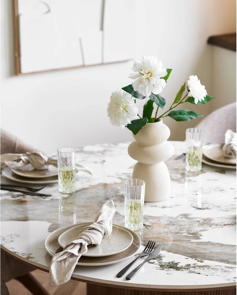 Beżowe kamionkowe talerze zestaw 4 szt. ø 27 cm Viola – House Nordic