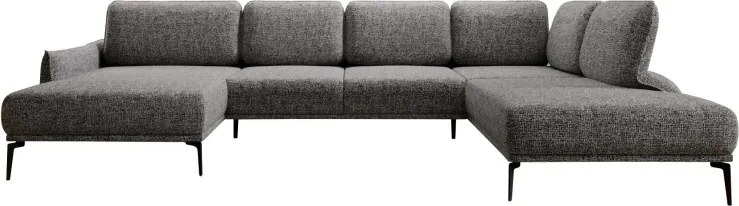 Narożnik STORM XL układ U Prawostronny z funkcją regulacji oparcia i wysuwu podnóżka WERSAL