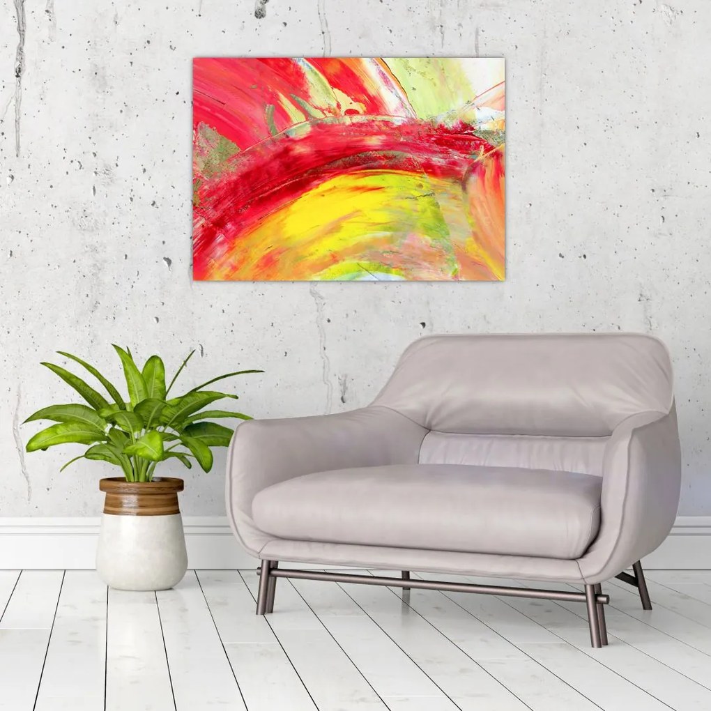 Obraz abstrakcji - malarstwo (70x50 cm)