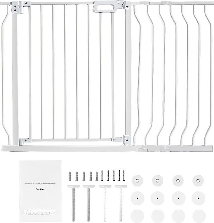 Brama Bezpieczeństwa dla Dziecka SucceBuy, 29.5 do 48.4 cali Szerokości, 30 cali Wysokości, Brama dla Psów dla Schodów i Drzwiach