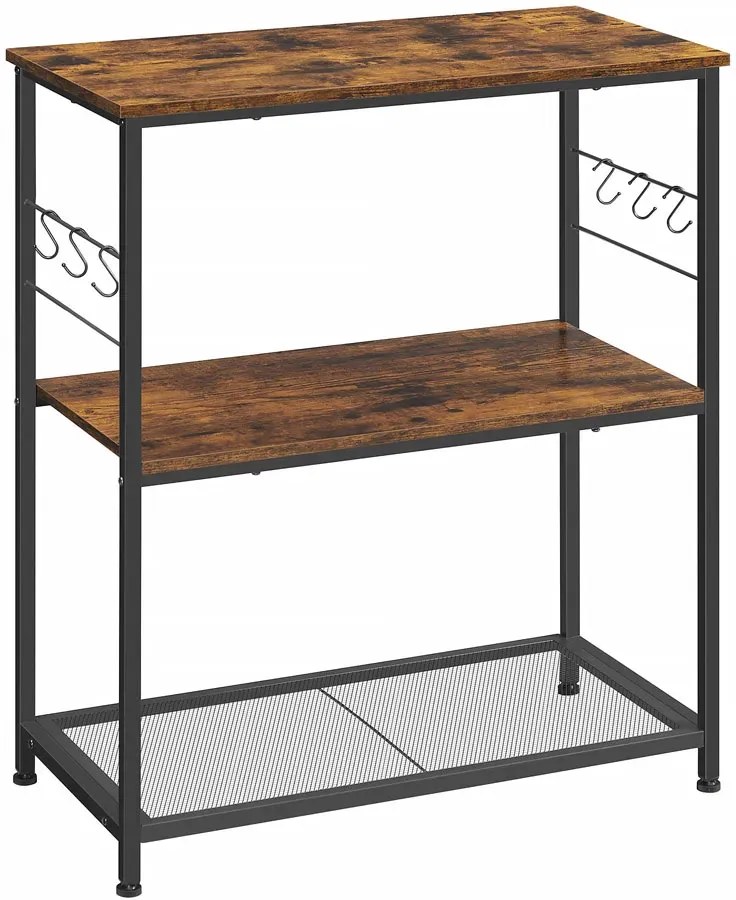 Rustykalna Szafka, Wyspa Kuchenna Z Półką R9-N86