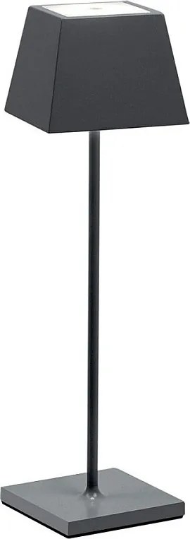 Lampa stołowa LED Siesta Grey, przenośna i ładowalna, IP54