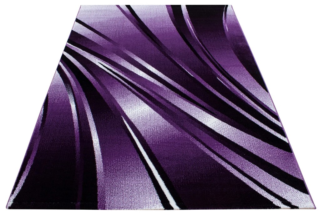 Dywan nowoczesny Parma Linie fioletowy 240 cm x 340 cm