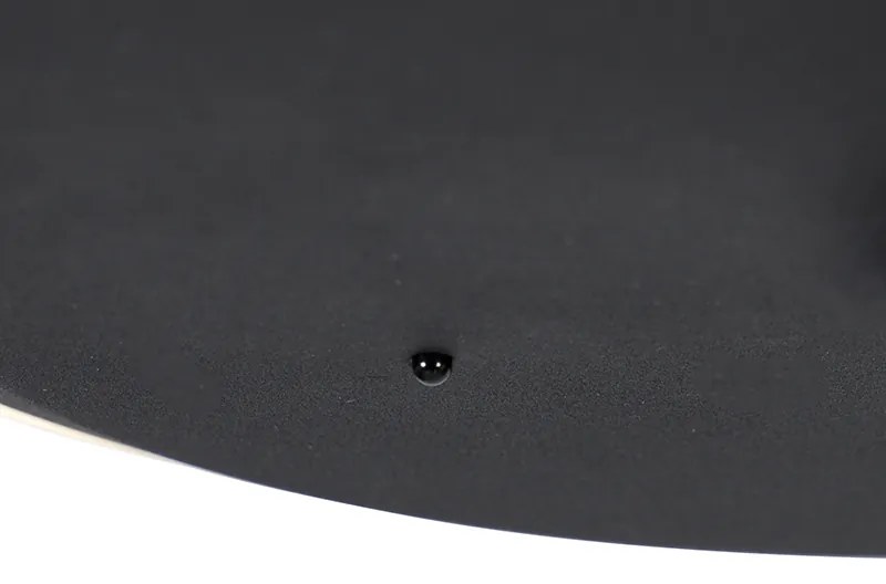 Nowoczesna lampa podłogowa czarna z wbudowanym LED z możliwością ściemniania i ramieniem do czytania - Strela