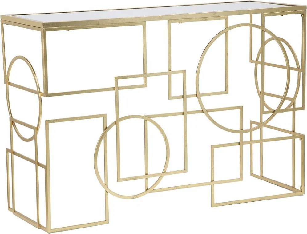 Stolik Konsolowy VKH625, Złoto, 120x41x81 cm, Kendra Home