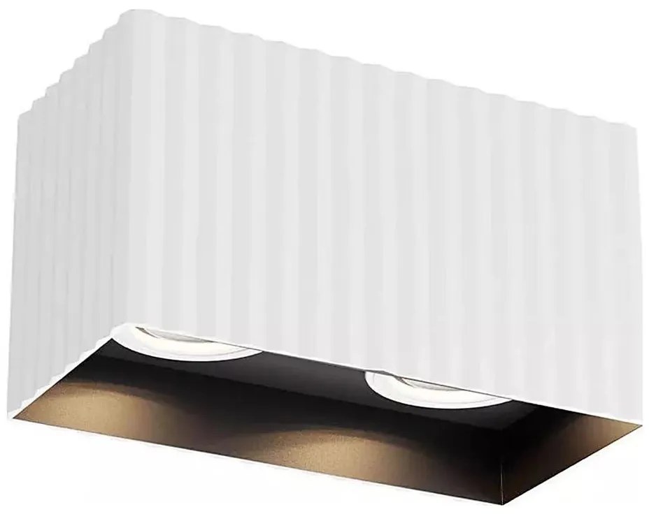 Redo 01-3410 - Oprawa punktowa DELPHI 2xGU10/7W/230V 16,1x8,1 cm biała