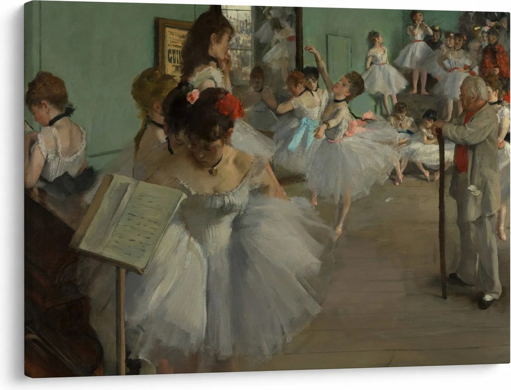 Obraz - Edgar Degas, The Dance Class, reprodukcje (70x50 cm)